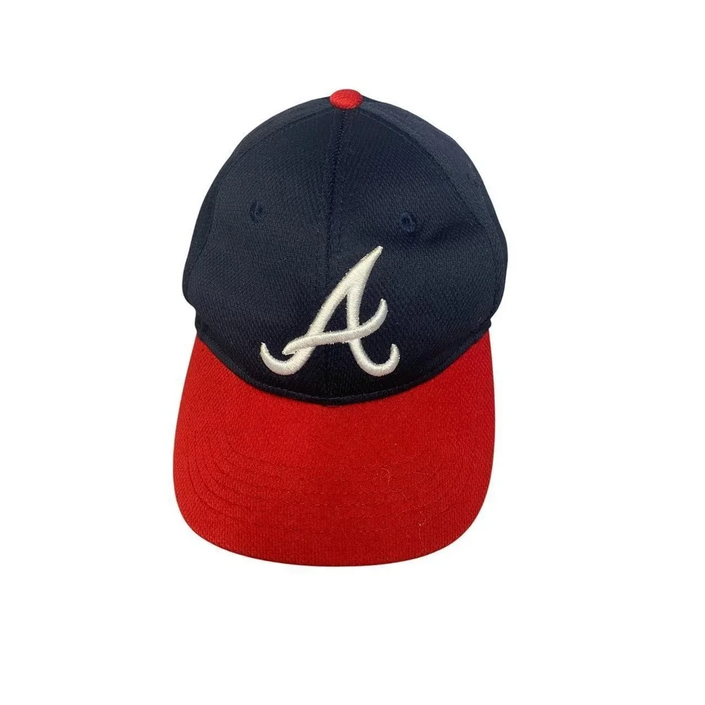 Youth Atlanta Braves Baseball Cap Red Blue MLB Official License by OC Sports